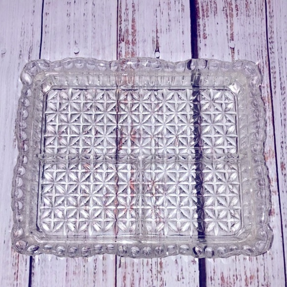 Vintage glass dish